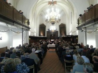 Foto's van kerkdiensten in de Waalse Kerk Breda