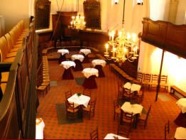 Foto's van diners en recepties in de Waalse Kerk Breda
